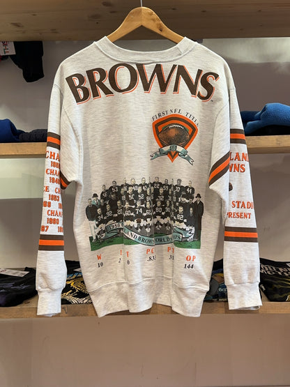 S - 1990s Cleveland Browns NFL NFL Sweatshirt
