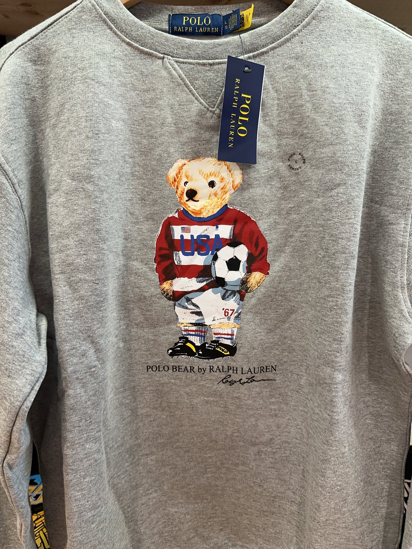 L - Polo Bear Ralph Lauren Sweatshirt