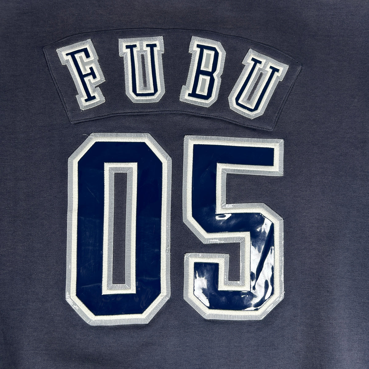 M - Vintage 2000's FUBU Los Angeles 05 Navy Crewneck Sweatshirt