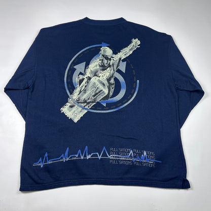 L - Vintage 2000's 01-FS Graphic Crewneck Sweatshirt
