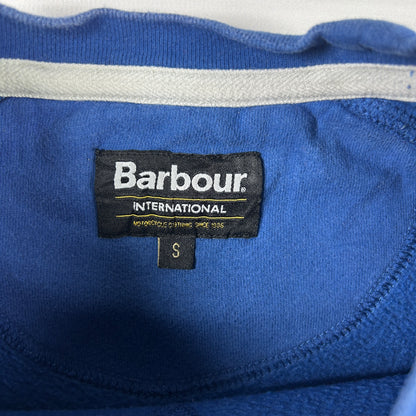 S - 2010's Barbour International Blue Sweatshirt