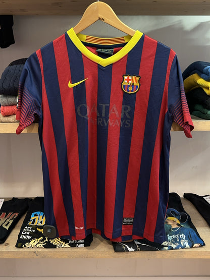 2013-2014 FC Barcelona Nike Home Football Shirt - M