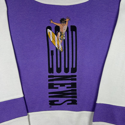 L - 2000's Good News Surf Graphic Sweatshirt