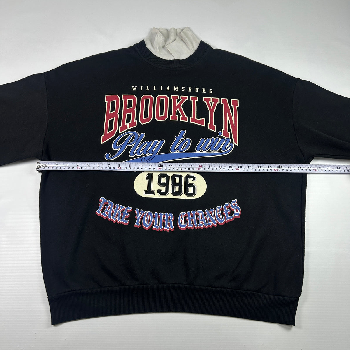 L - 1986 Williamsburg Brooklyn Play to Win Sweatshirt