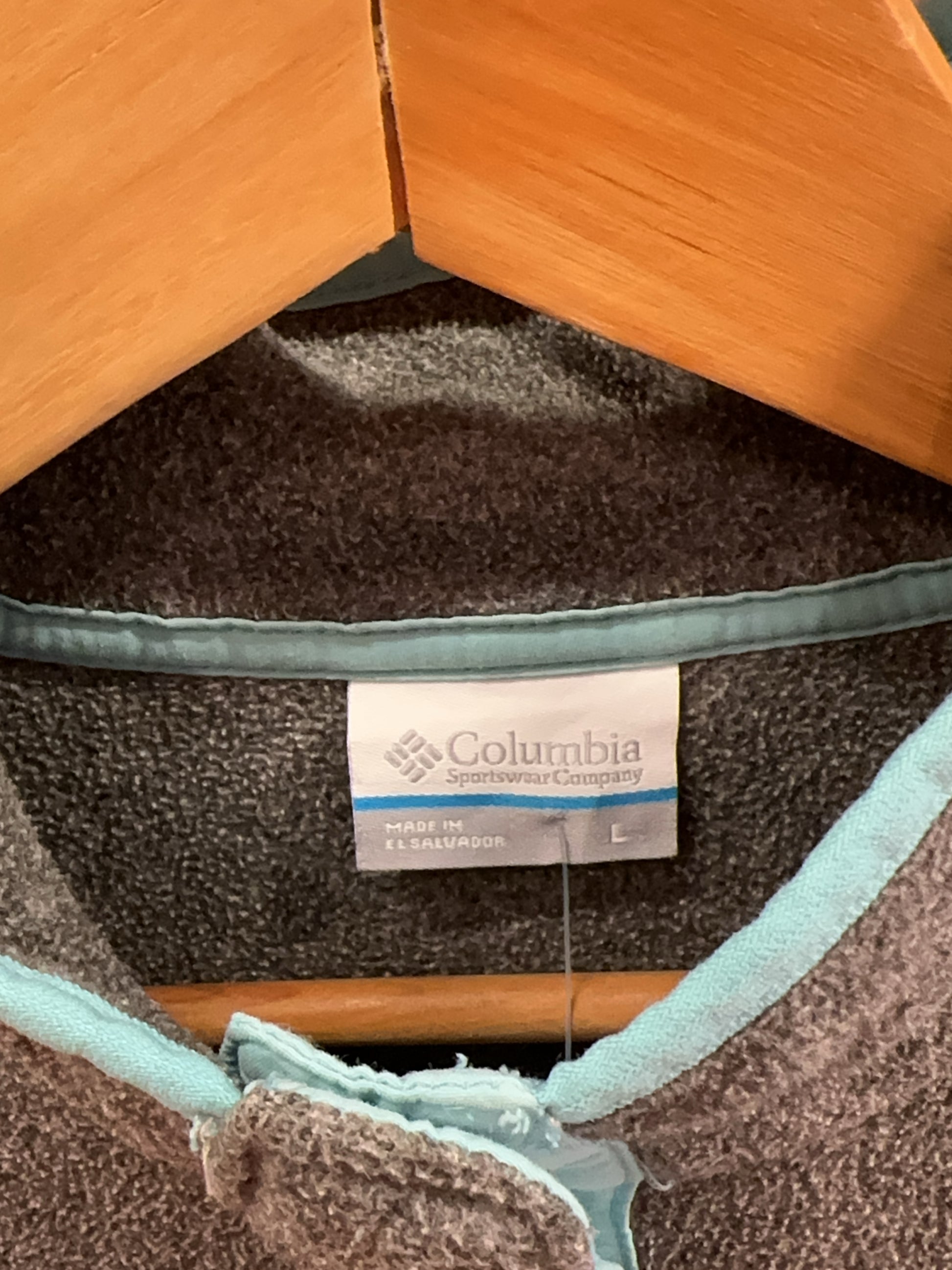 L - Columbia Fleece Quarterzip