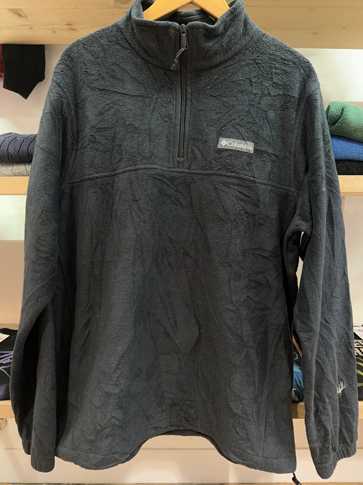 L - Columbia Fleece Quarterzip