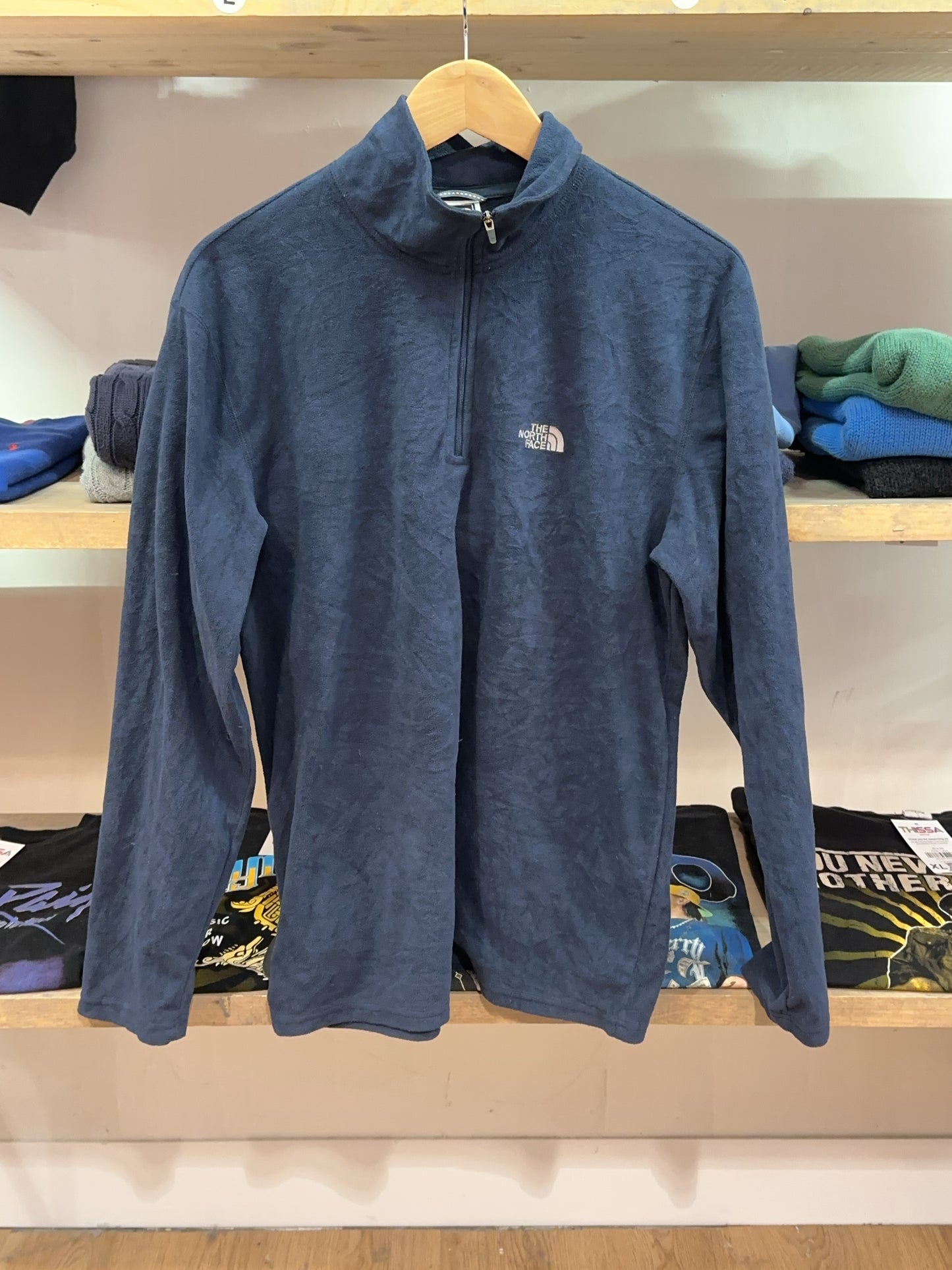 M - The North Face Fleece Quarterzip