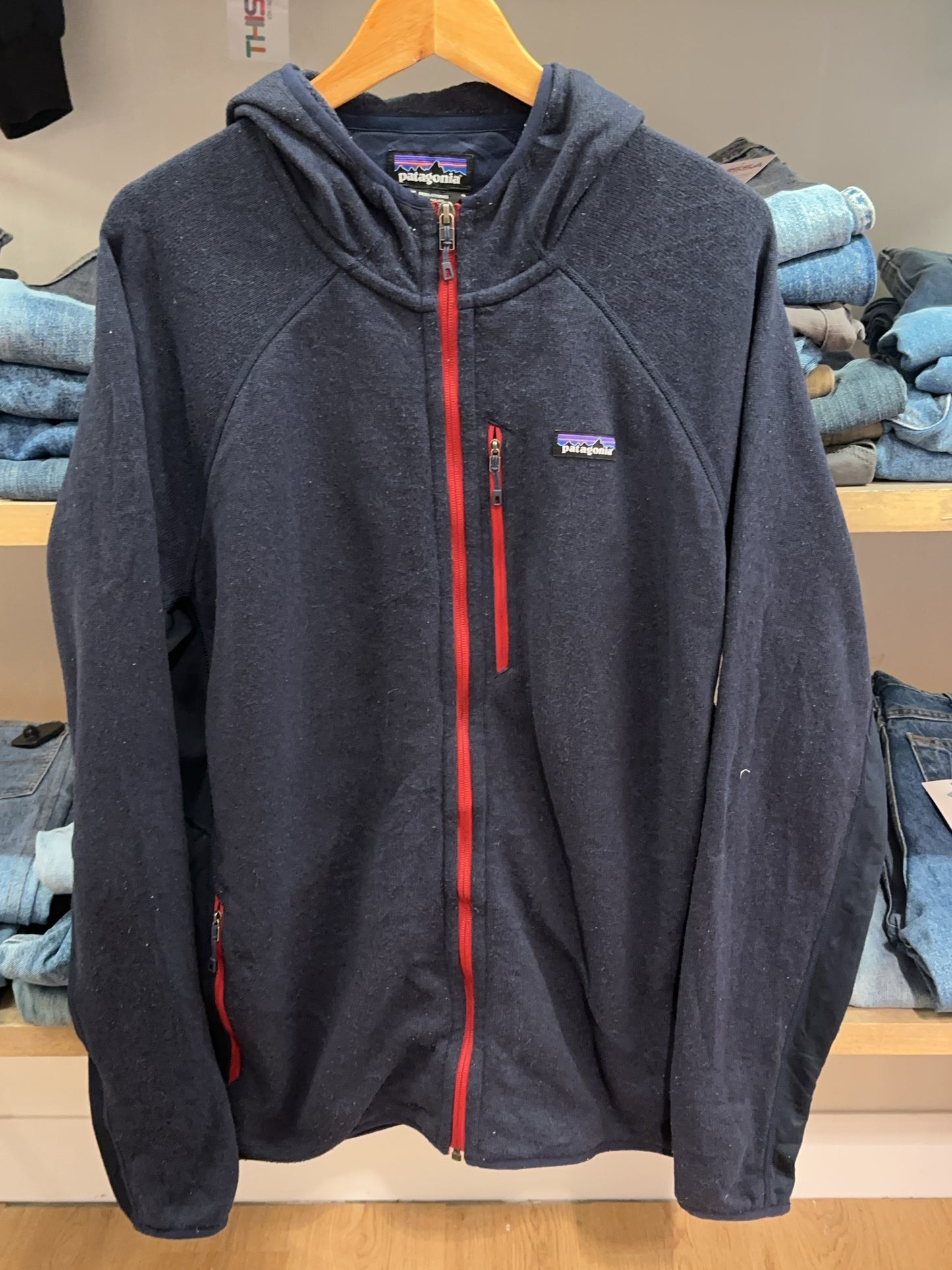 XL - Vintage 2010's Patagonia Fleece Performance Better Sweater Hoodie