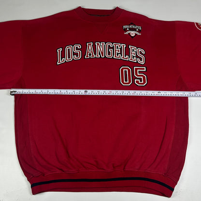 XXL - Vintage 1990's FUBU Los Angeles 05 Red Graphic Sweatshirt