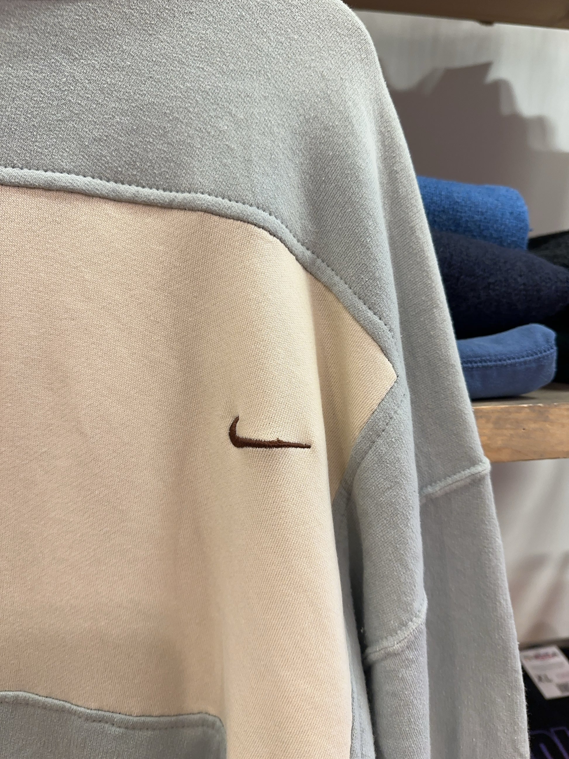 Vintage 2000's Nike Reworked Hoodie - L