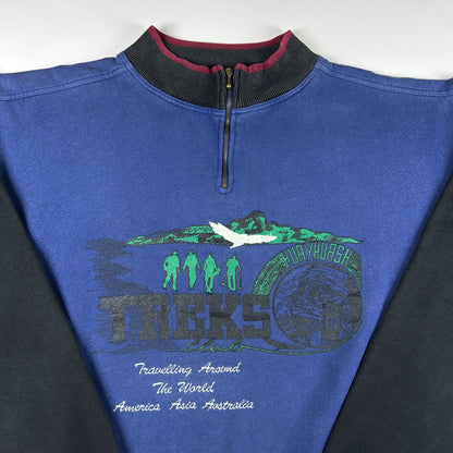 L - Vintage 1990's Quarterzip
