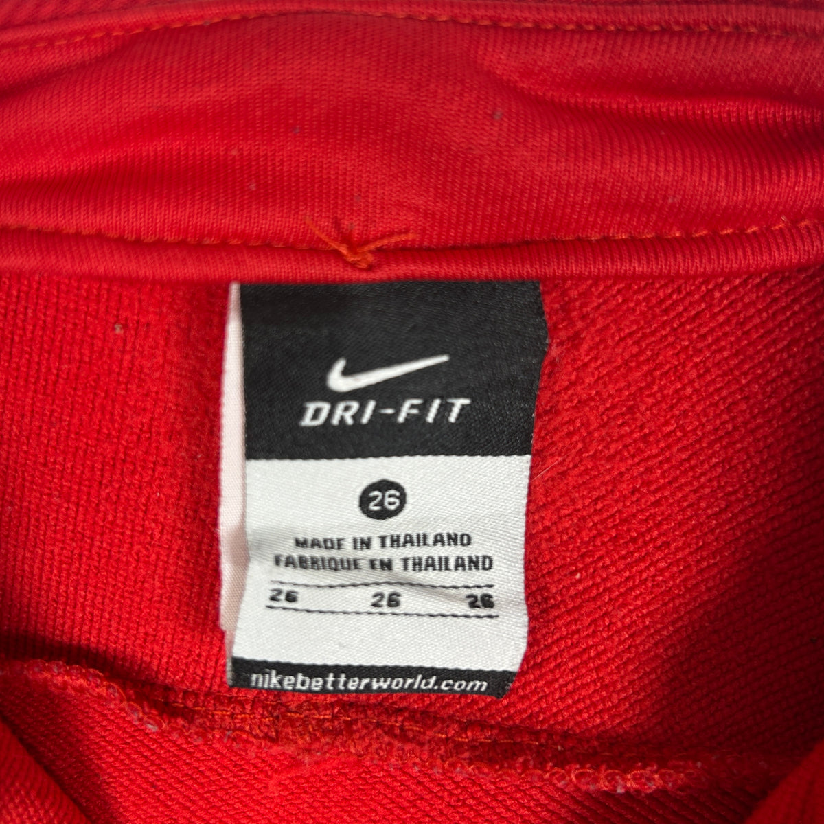 XS - 2015-2016 Nike Paris Saint-Germain PSG Red Football Quarter-Zip Training Top