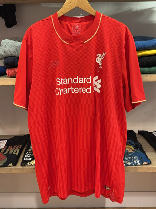 2015-2016 Liverpool FC New Balance Home Football Shirt - XXL
