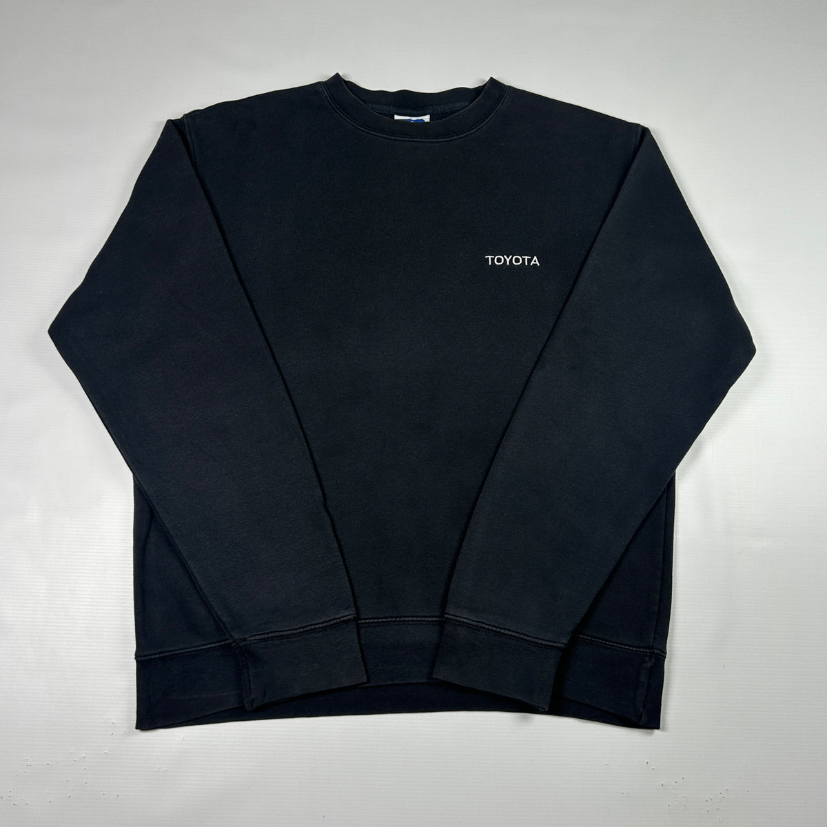 M - 1990's Toyota Logo Black Crewneck Sweatshirt