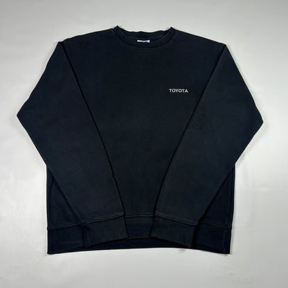 M - 1990's Toyota Logo Black Crewneck Sweatshirt
