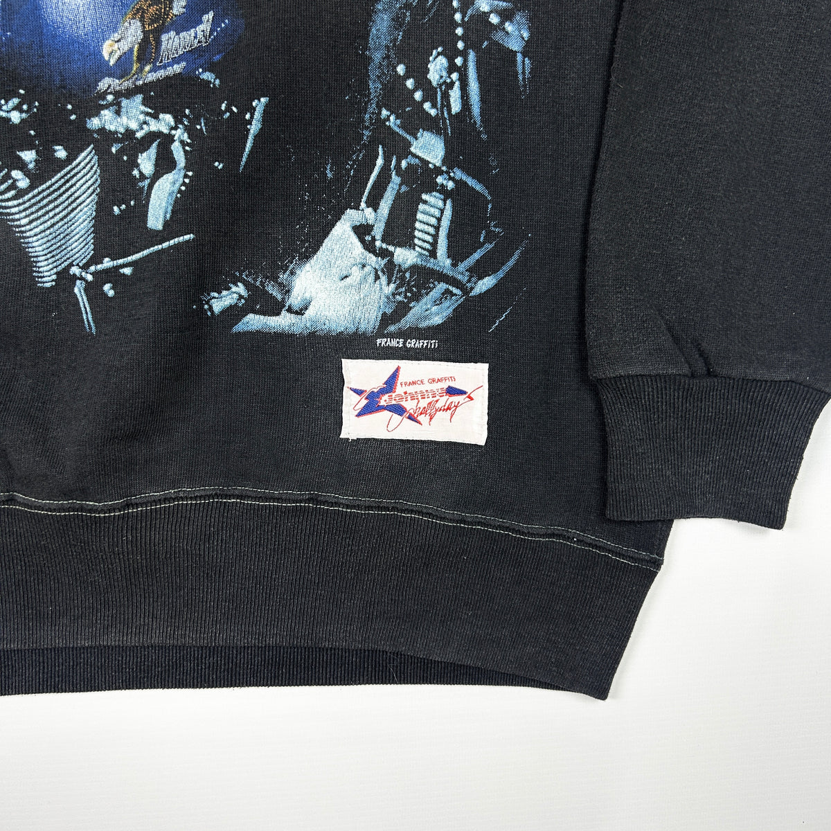 M - Vintage Johnny Hallyday Graphic Sweatshirt