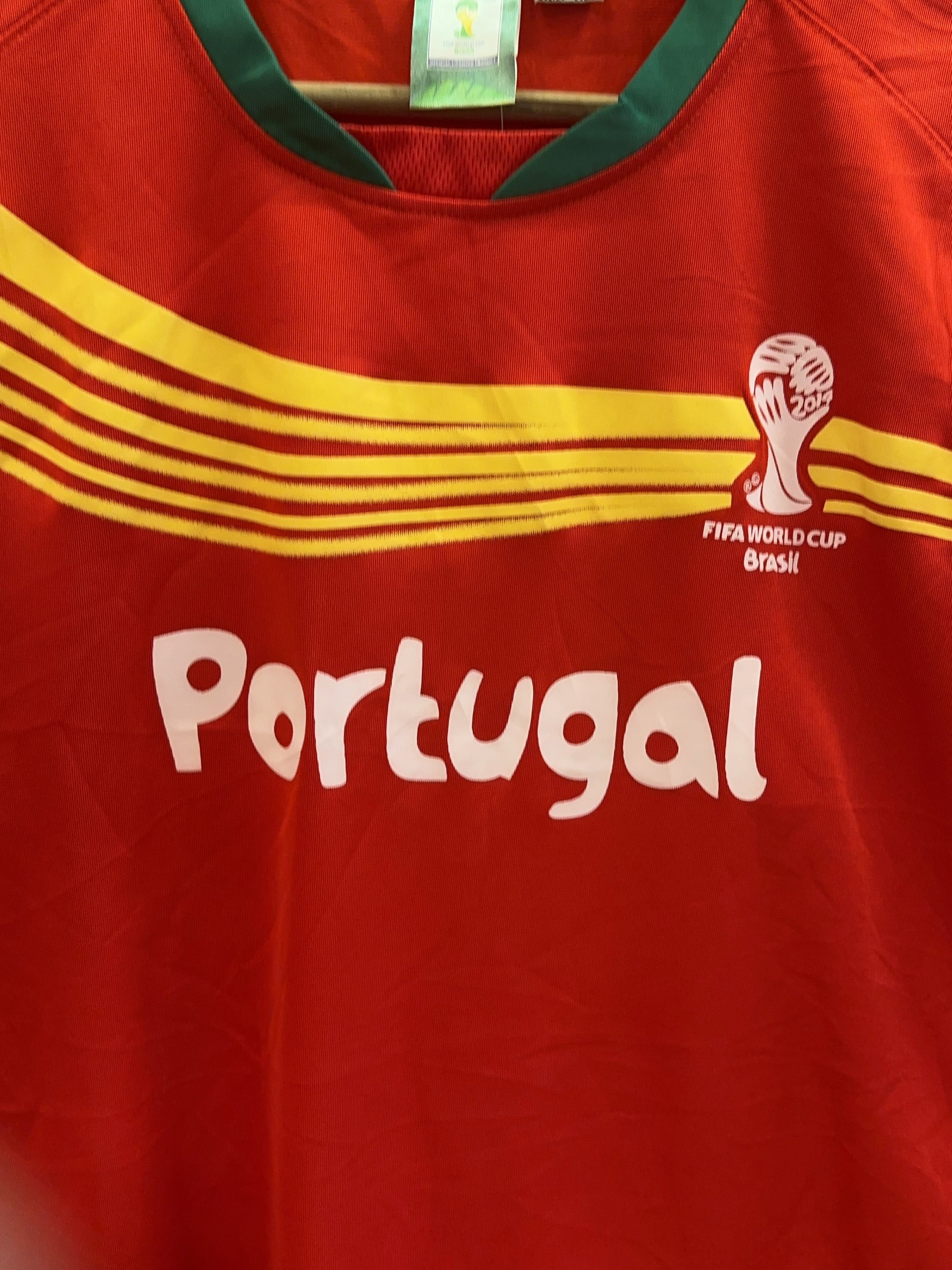 2014 Portugal Fifa World Cup Home Football Shirt 10 - L
