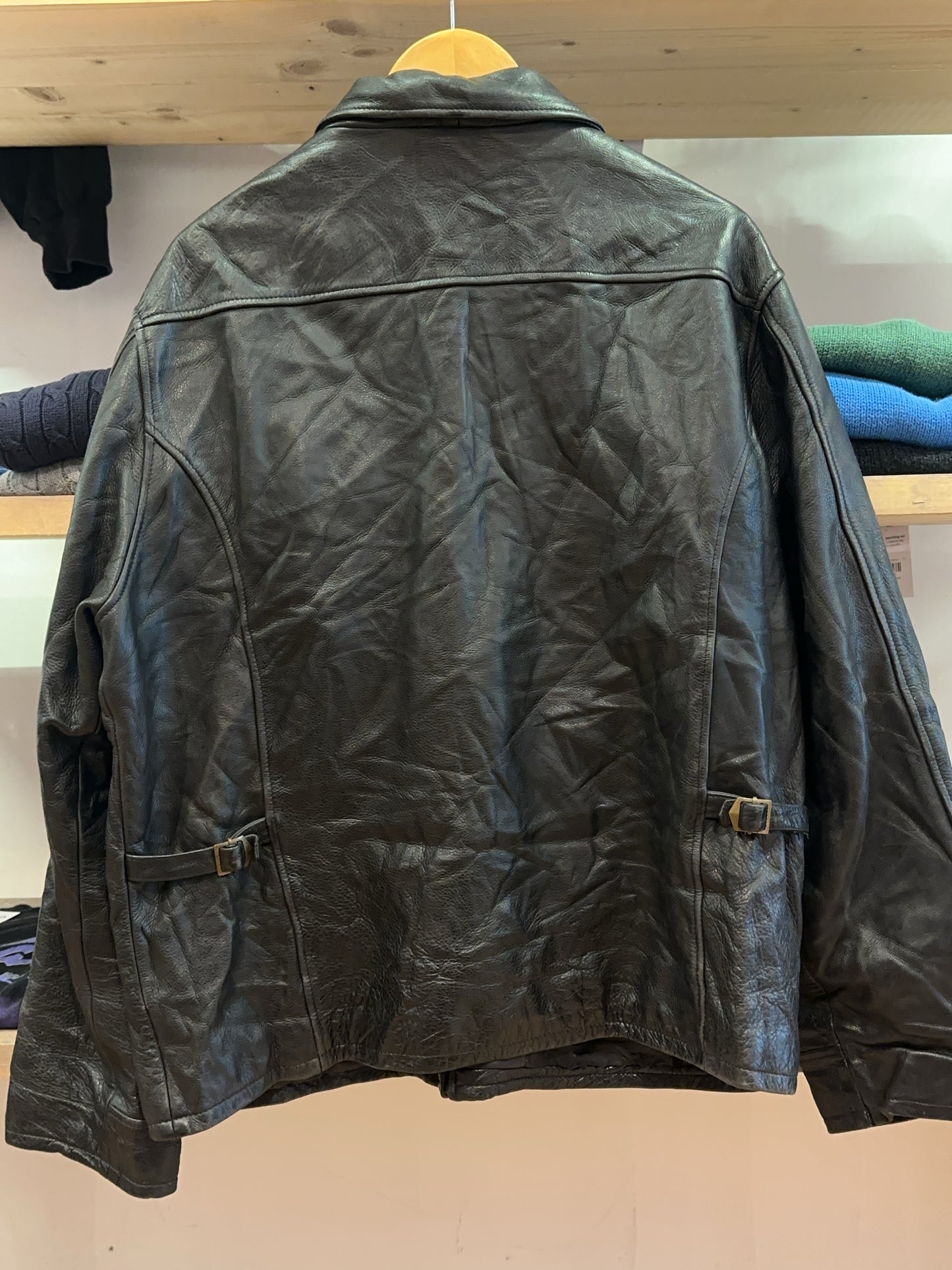 L - Vintage 1990's Ralph Lauren Leather Jacket