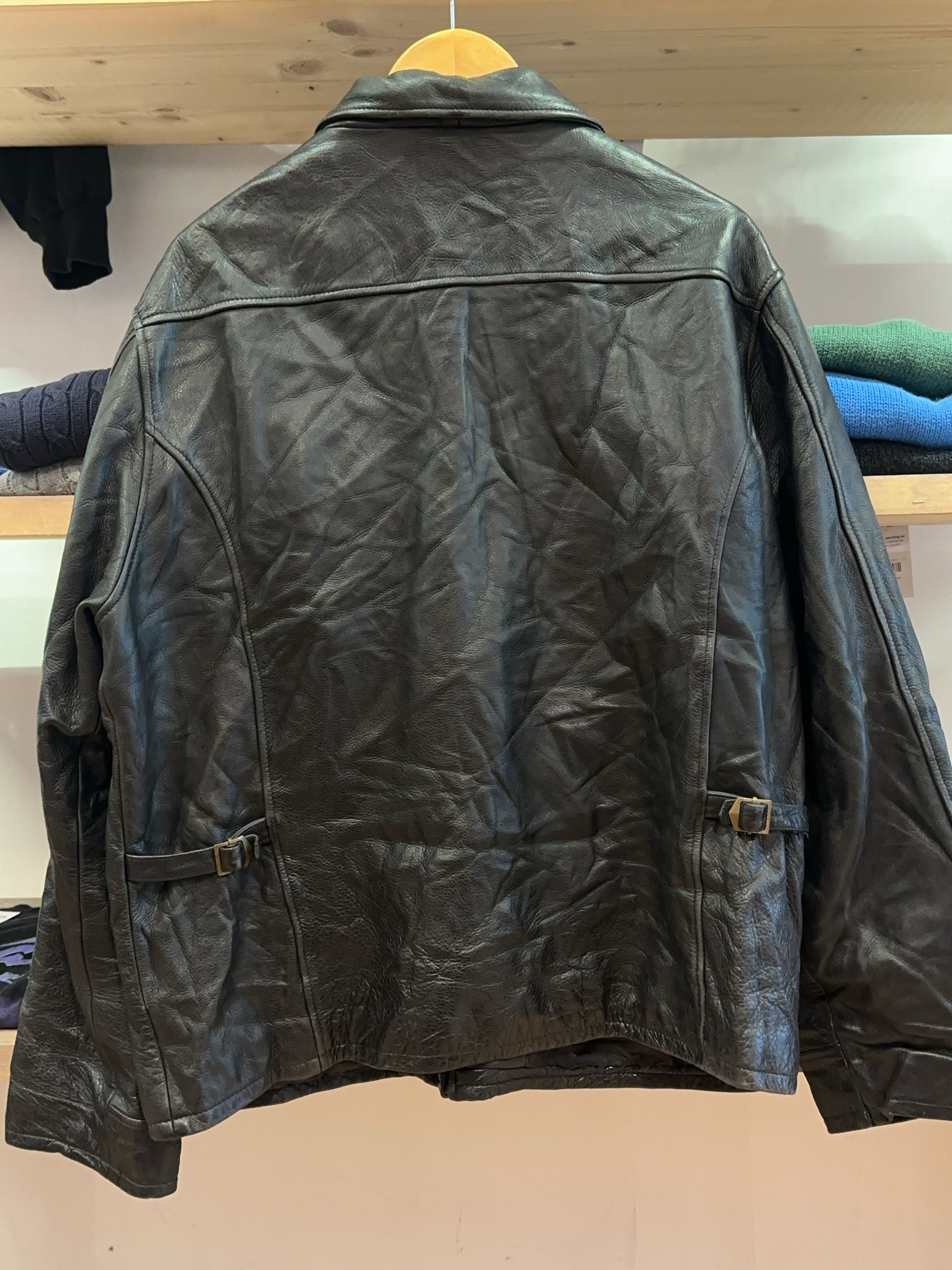 L - Vintage 1990's Ralph Lauren Leather Jacket