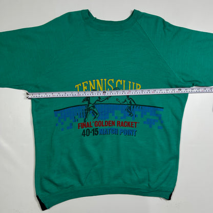 L - Vintage 1980's Tennis Club Graphic Sweatshirt
