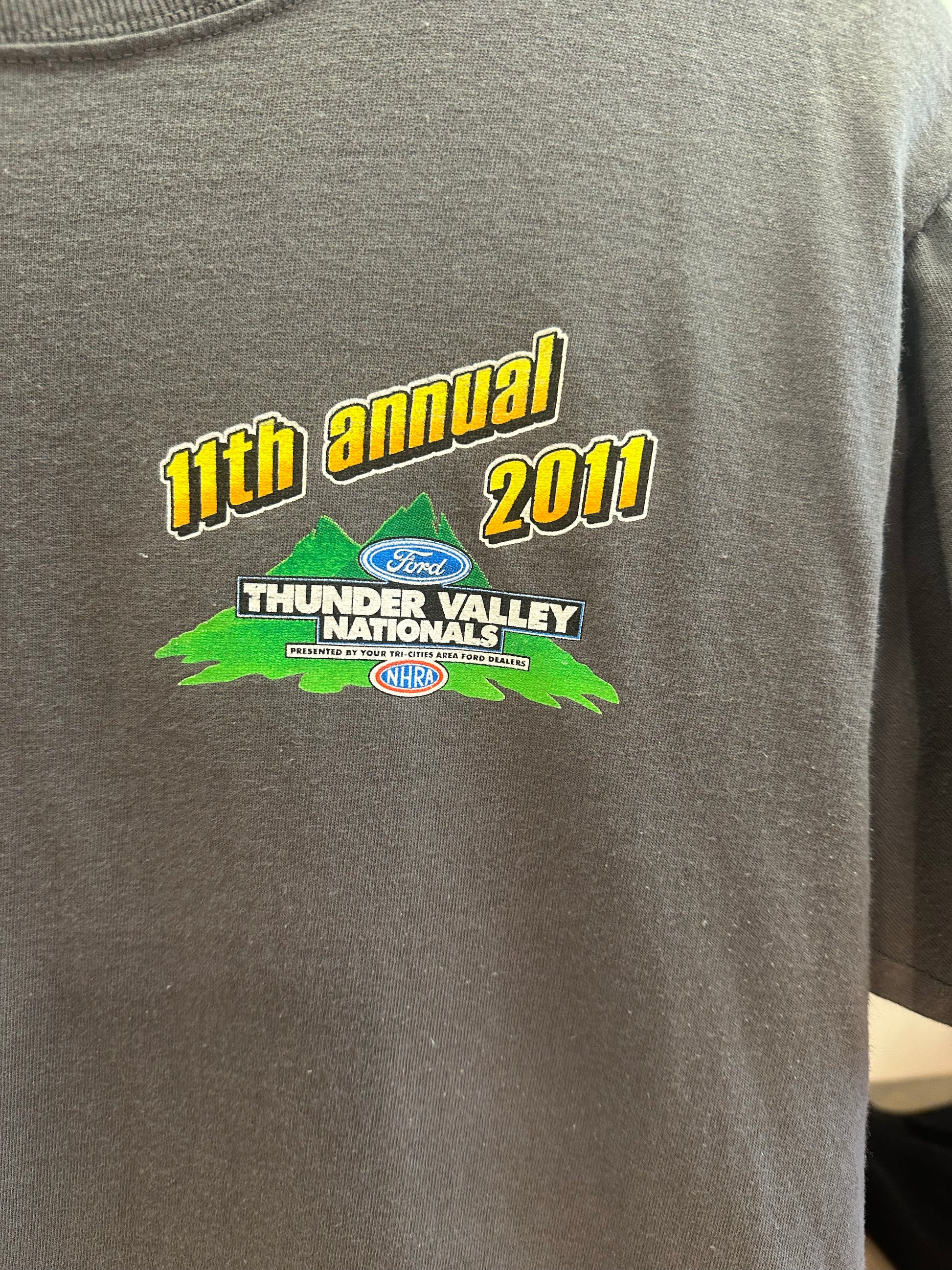 M - Thunder Valley Nationals 2011 NHRA Graphic T-Shirt