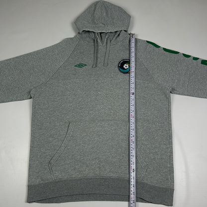 L - 2011–2012 Umbro New York Cosmos Grey Pullover Hoodie