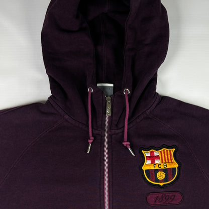 S - 2012-2013 Barcelona Nike Hooded Track Jacket