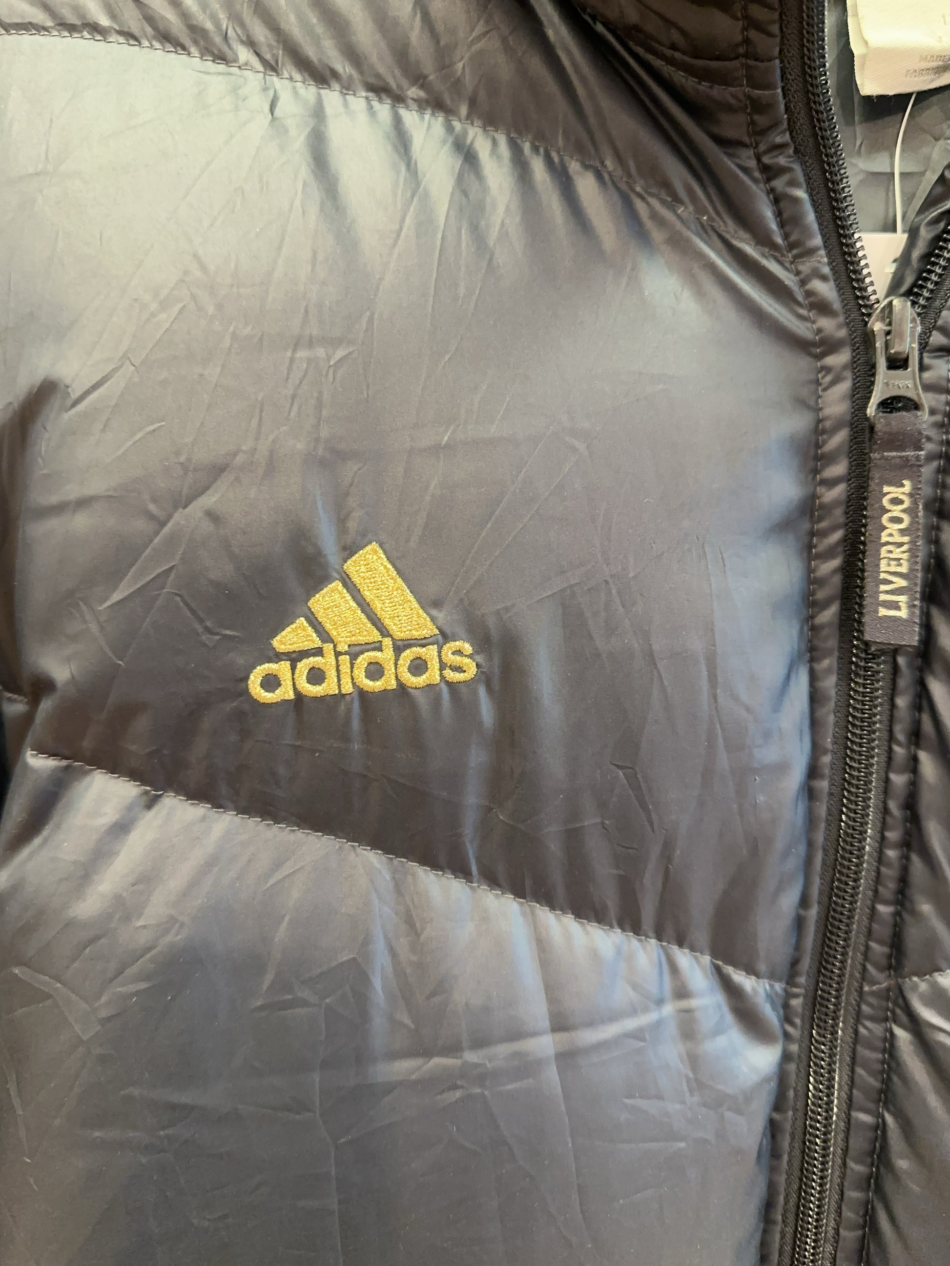 L - Vintage 2010's Liverpool Adidas Puffer Jacket