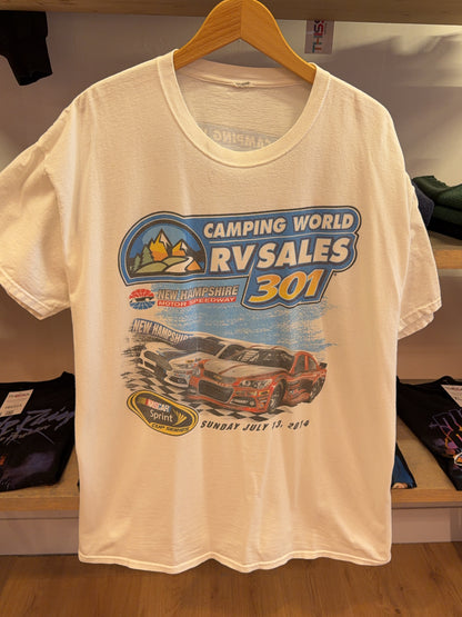 XXL - Vintage 2014 Camping World RV Sales NASCAR T-Shirt
