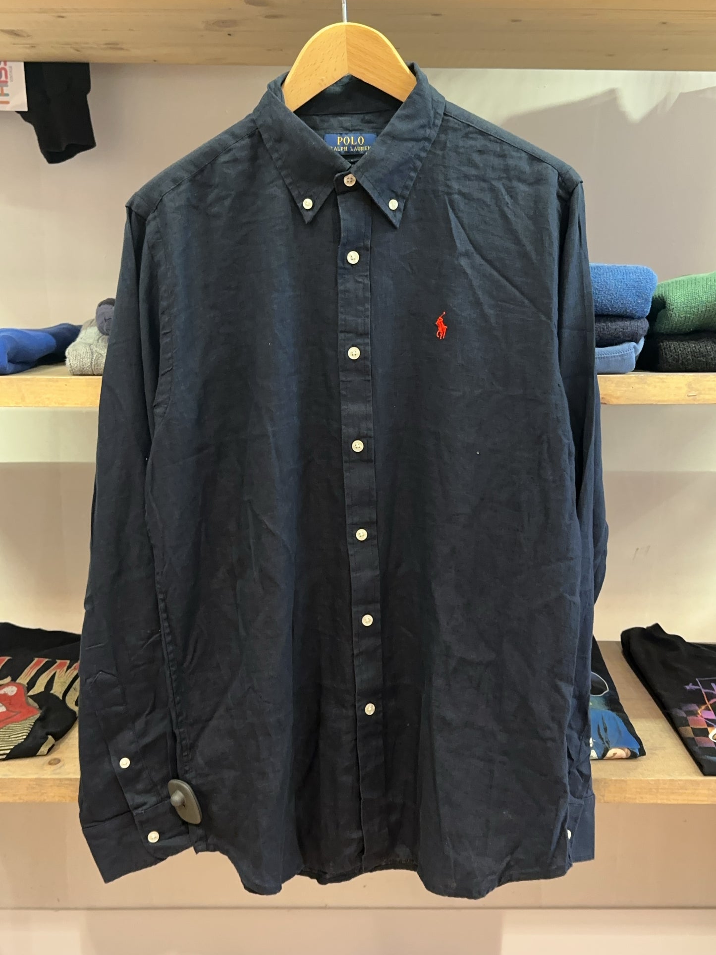 L - Ralph Lauren Linnen Shirt