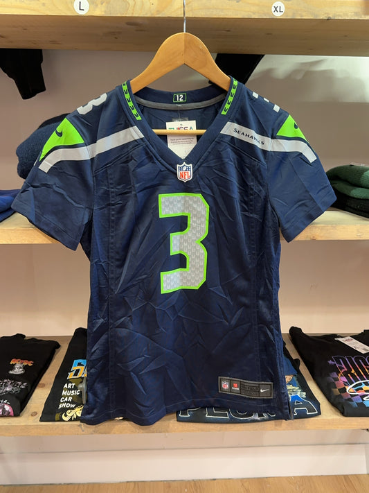 S - 2012-2021 Seattle Seahawks Nike Football Shirt Wilson #3