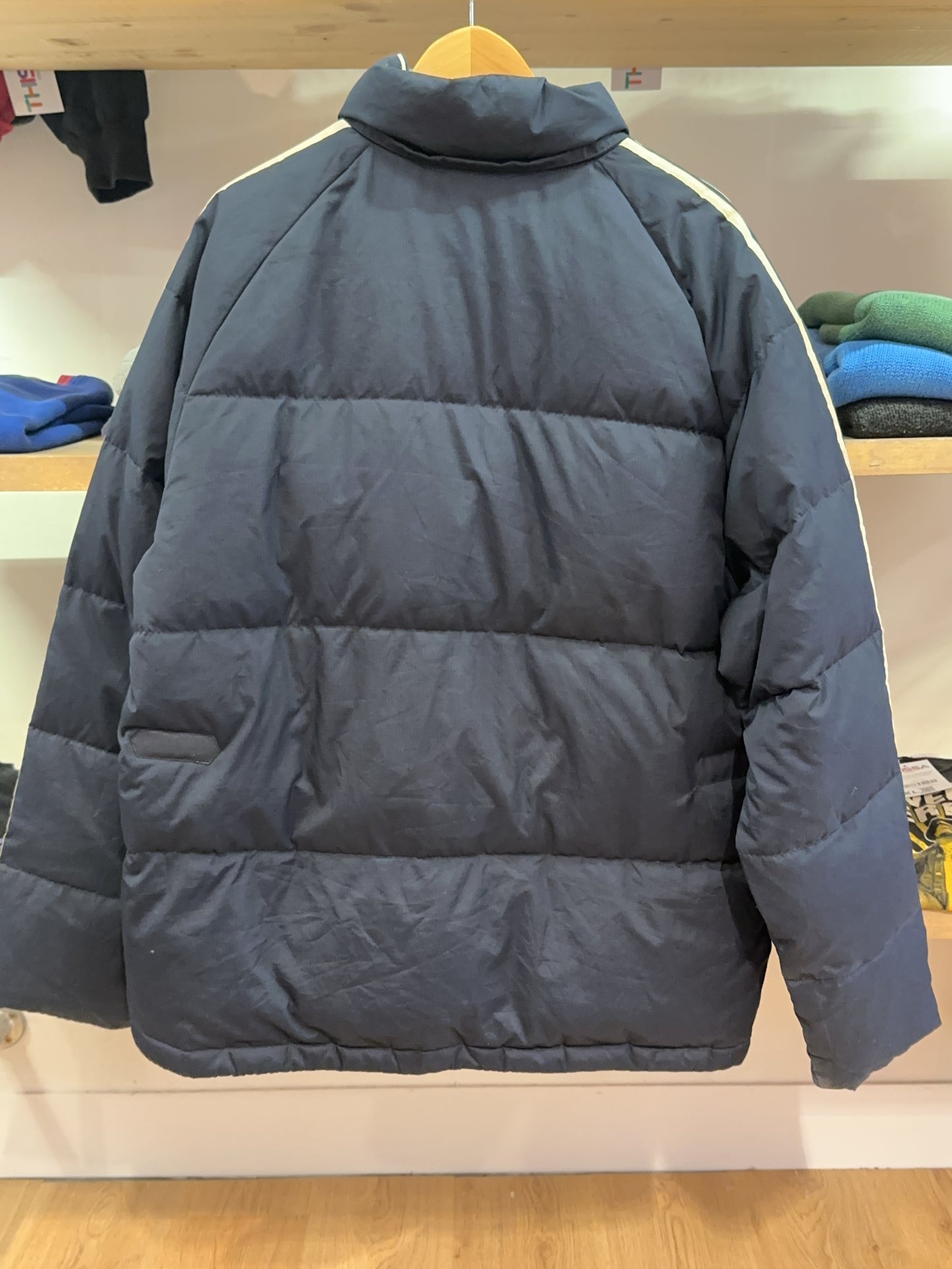 L - Vintage 2000's Adidas Three Striped Puffer Puffer Jacket