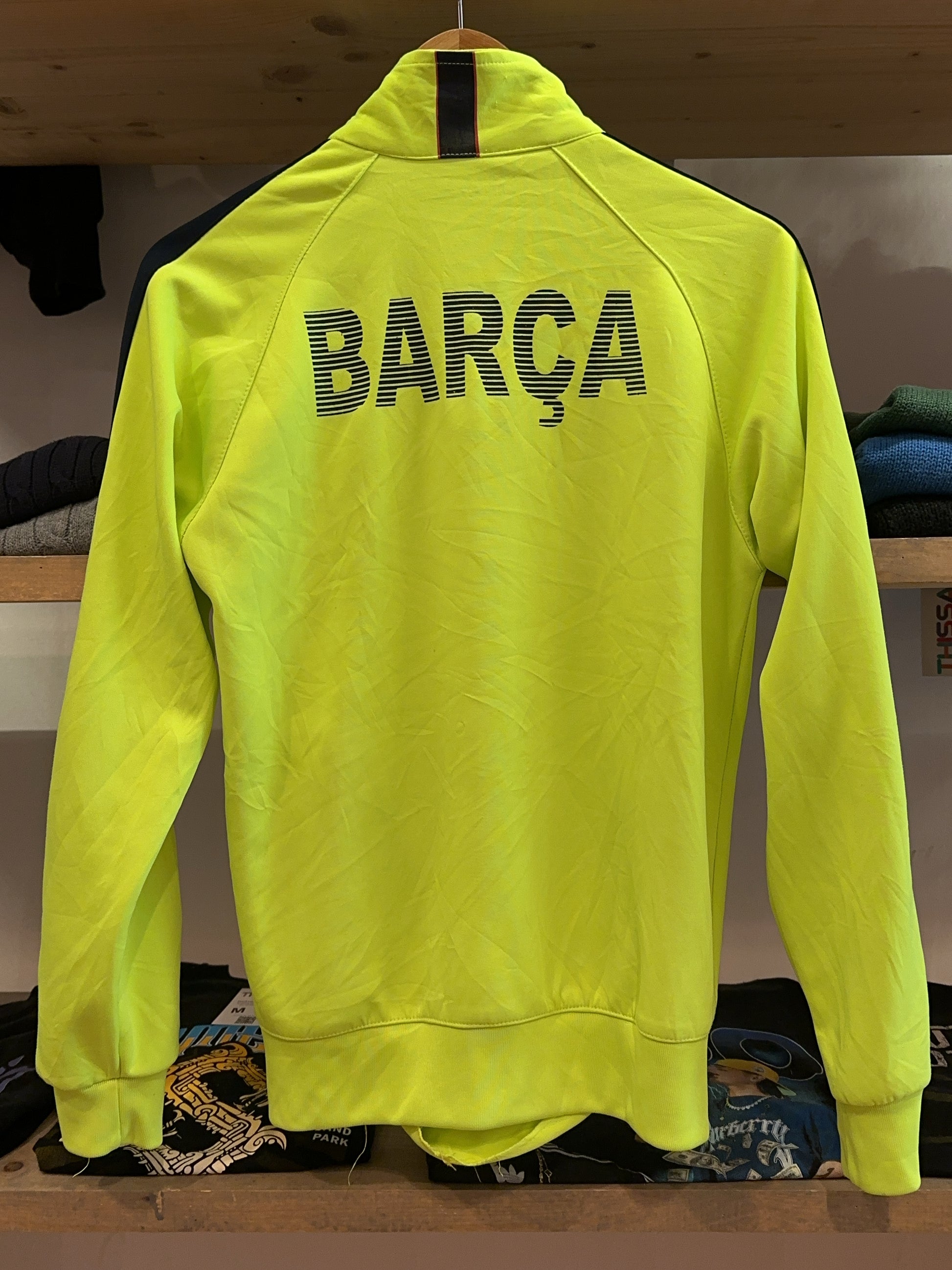 M - 2014-15 Barcelona Nike 1/4 Zip Training Top