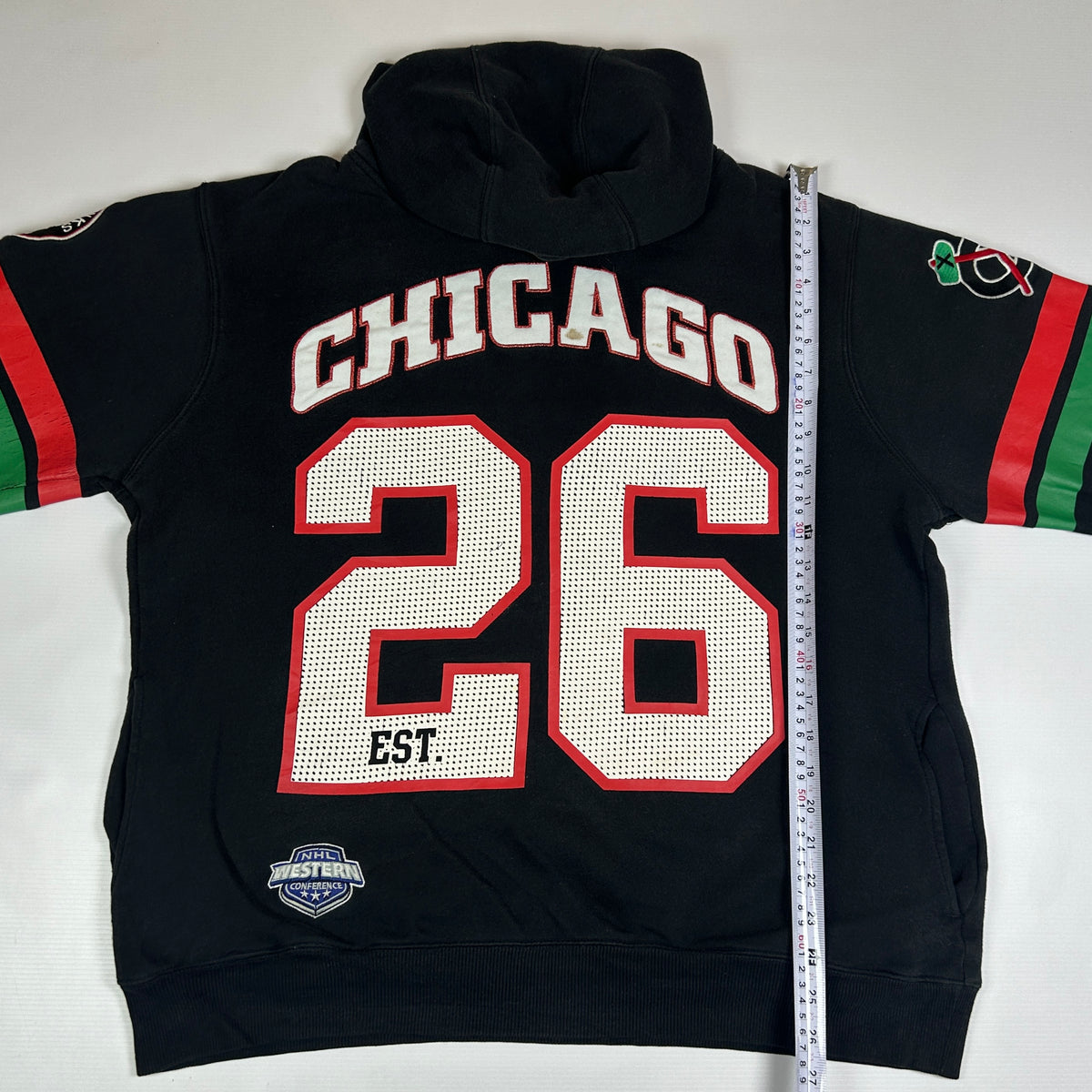 L - Vintage 2000's Chicago Blackhawks #26 Majestic NHL Hoodie Sweatshirt
