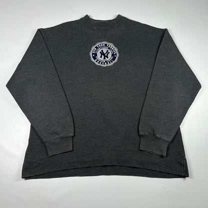 L - Vintage 2000's Adidas New York Yankees MLB Baseball Sweatshirt