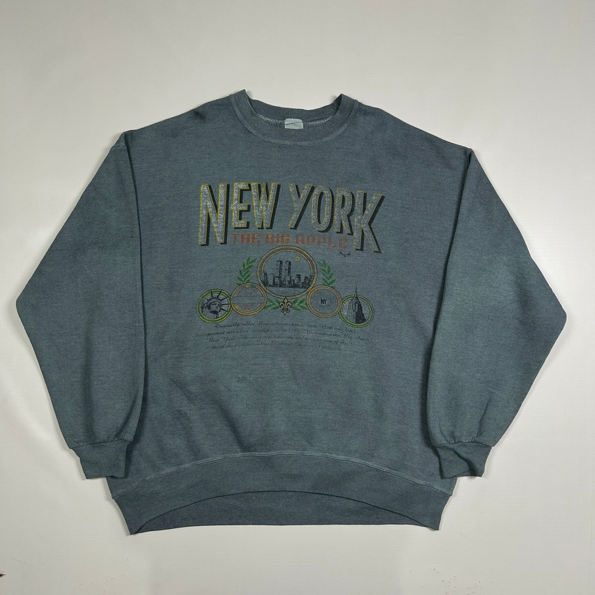 L - 1990's New York Graphic Crewneck Sweatshirt