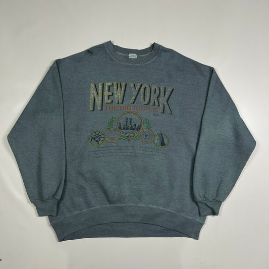L - 1990's New York Graphic Crewneck Sweatshirt