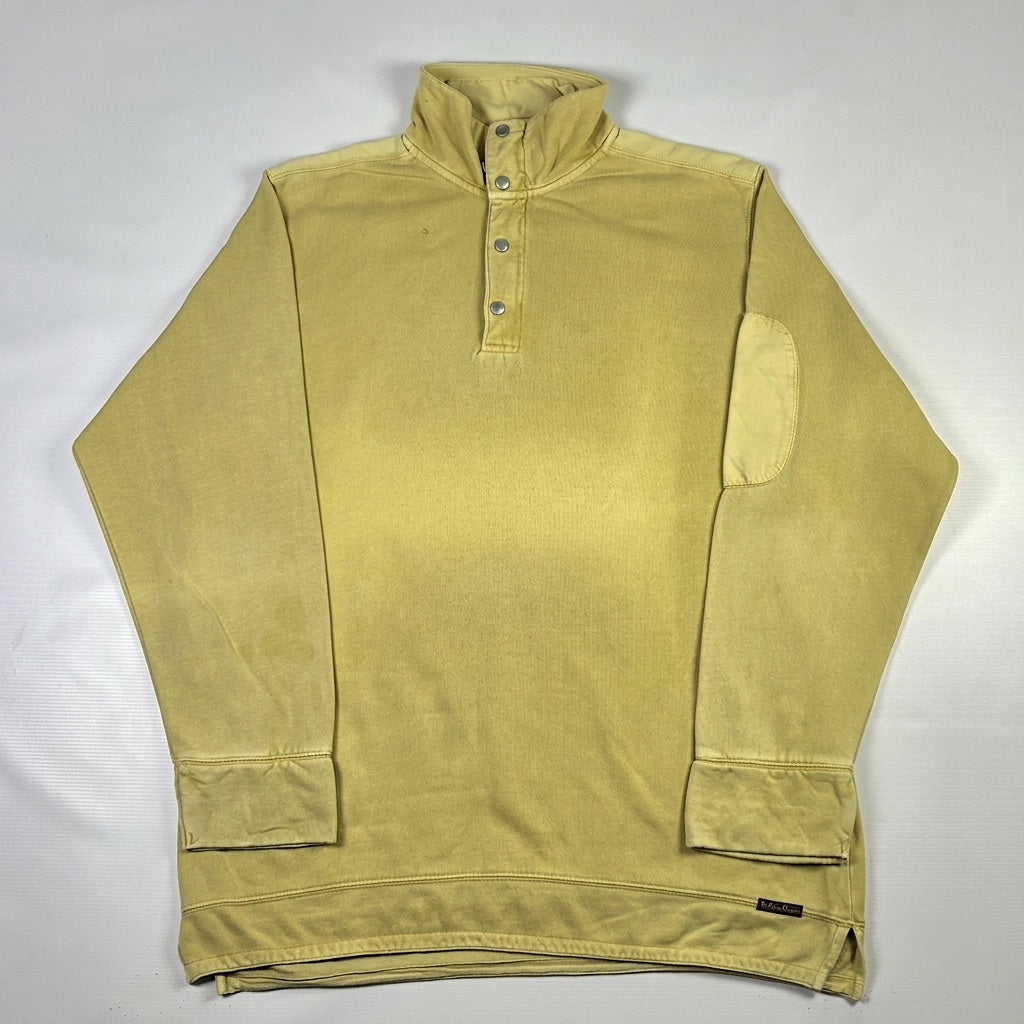 XXL - 1990's Marboro Classics Yellow Quarter-Zip Pullover Sweatshirt