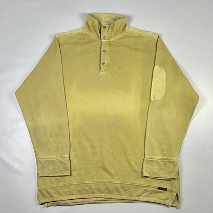 XXL - 1990's Marboro Classics Yellow Quarter-Zip Pullover Sweatshirt