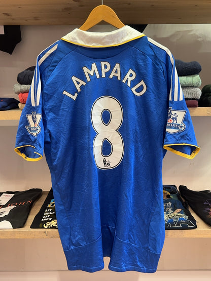 2006-2008 Chelsea FC Lampard Adidas Home Football Shirt 8 - XL