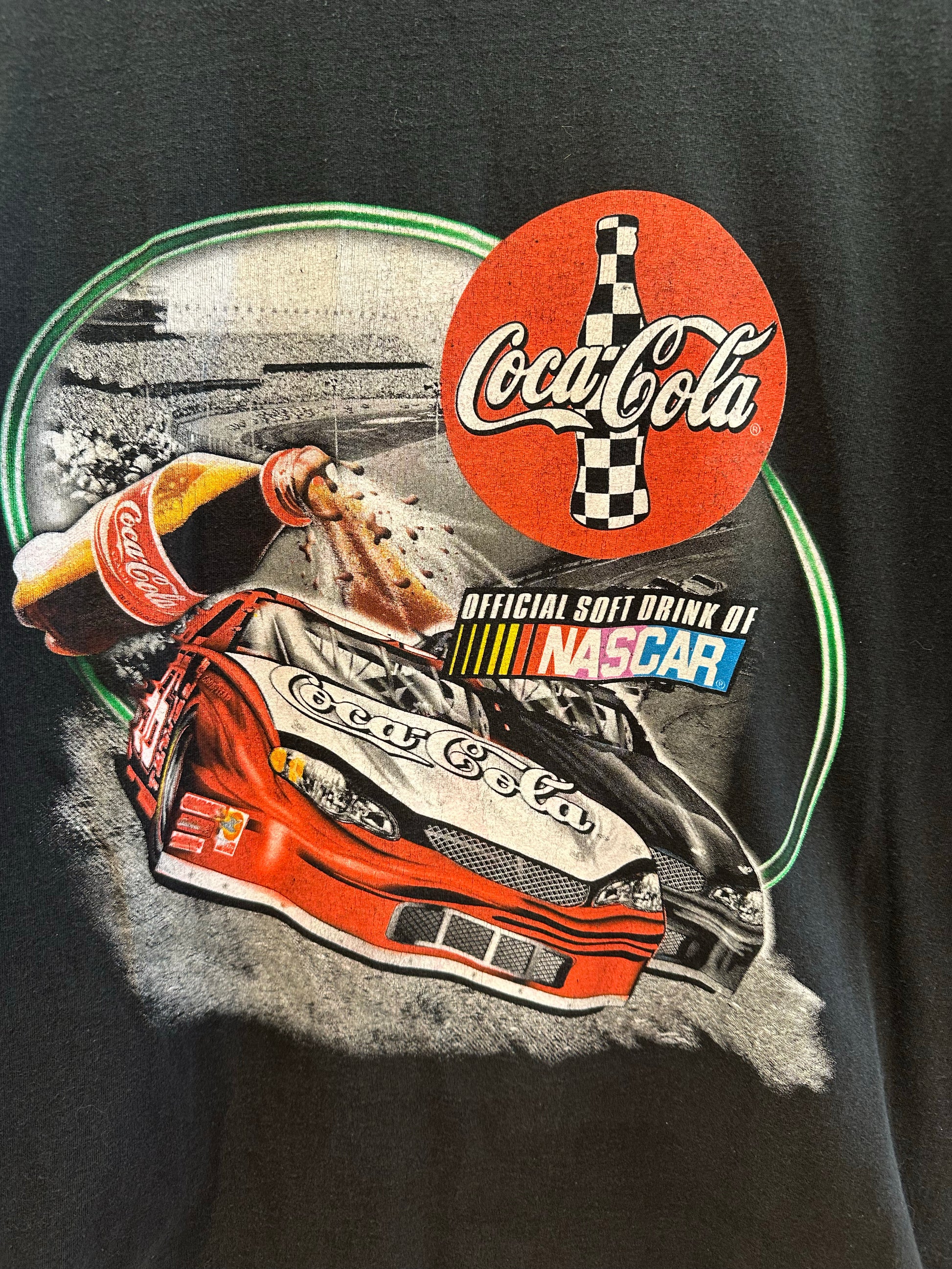L - Vintage Coca-Cola NASCAR Graphic T-Shirt
