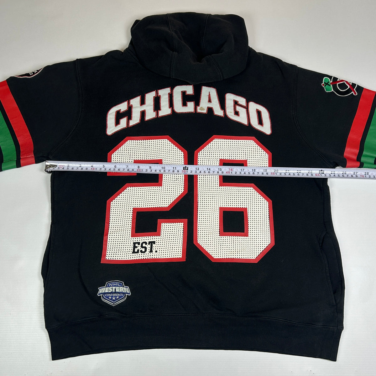 L - Vintage 2000's Chicago Blackhawks #26 Majestic NHL Hoodie Sweatshirt