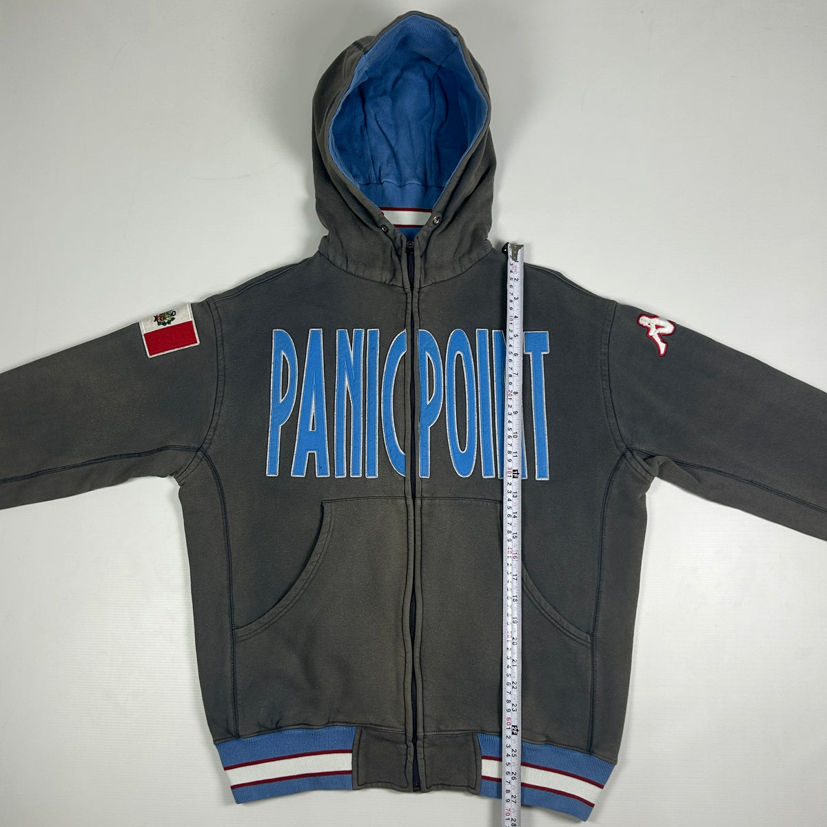 M - Vintage 2000's Kappa Panin Point Zip-Up Hoodie