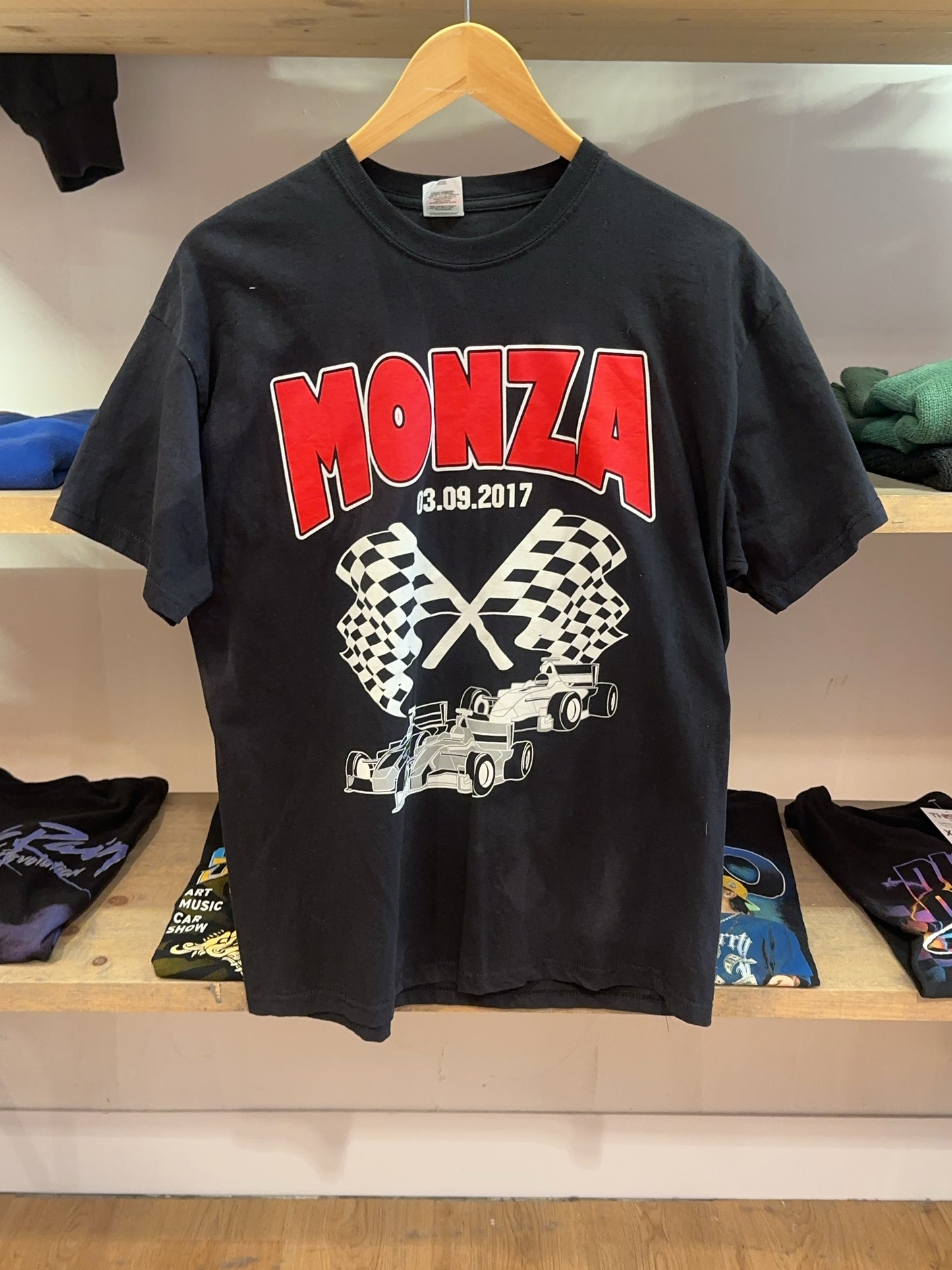 L - 2017 Monza Formula 1 Grand Prix Racing T-shirt