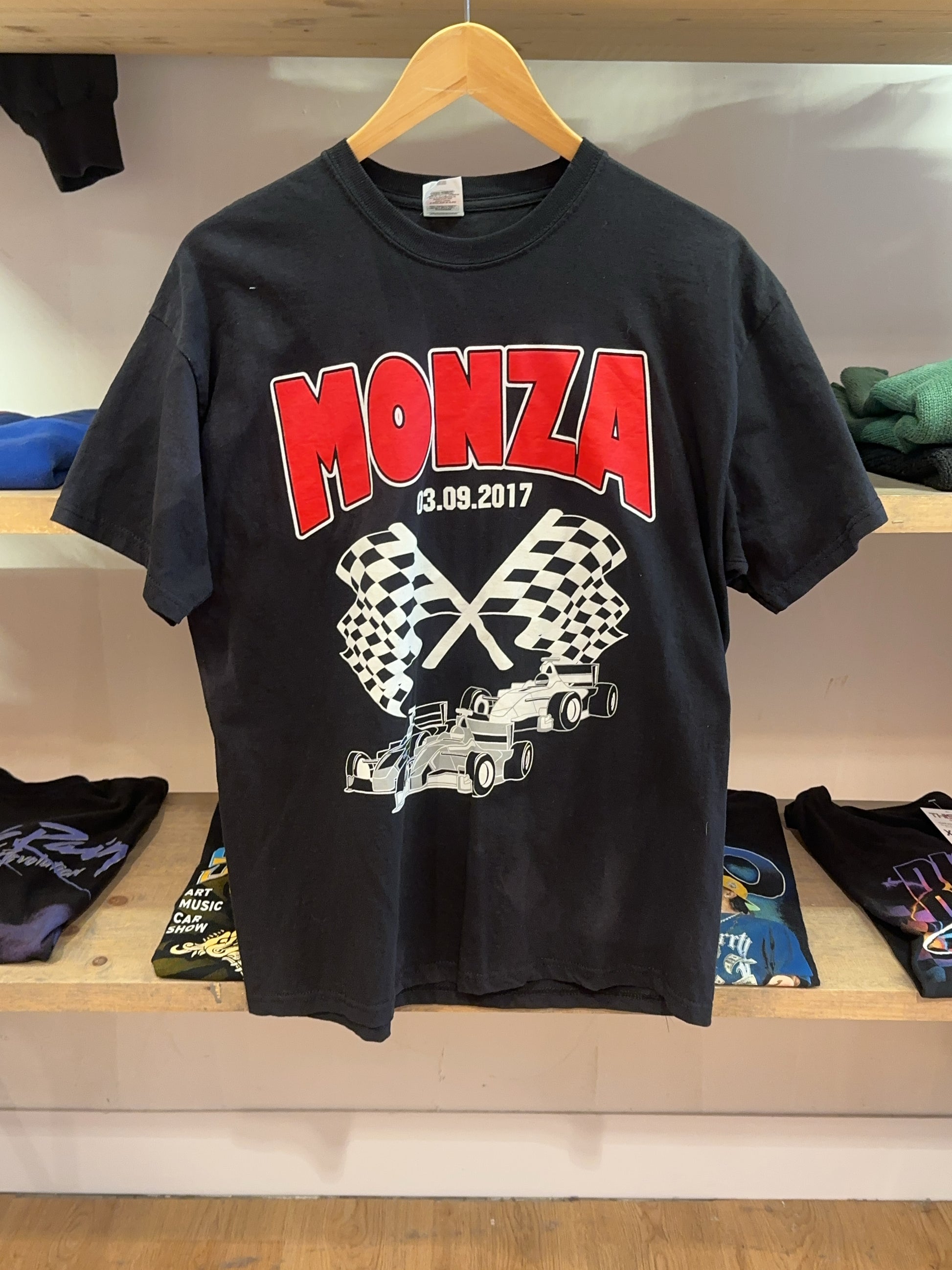 L - 2017 Monza Formula 1 Grand Prix Racing T-shirt