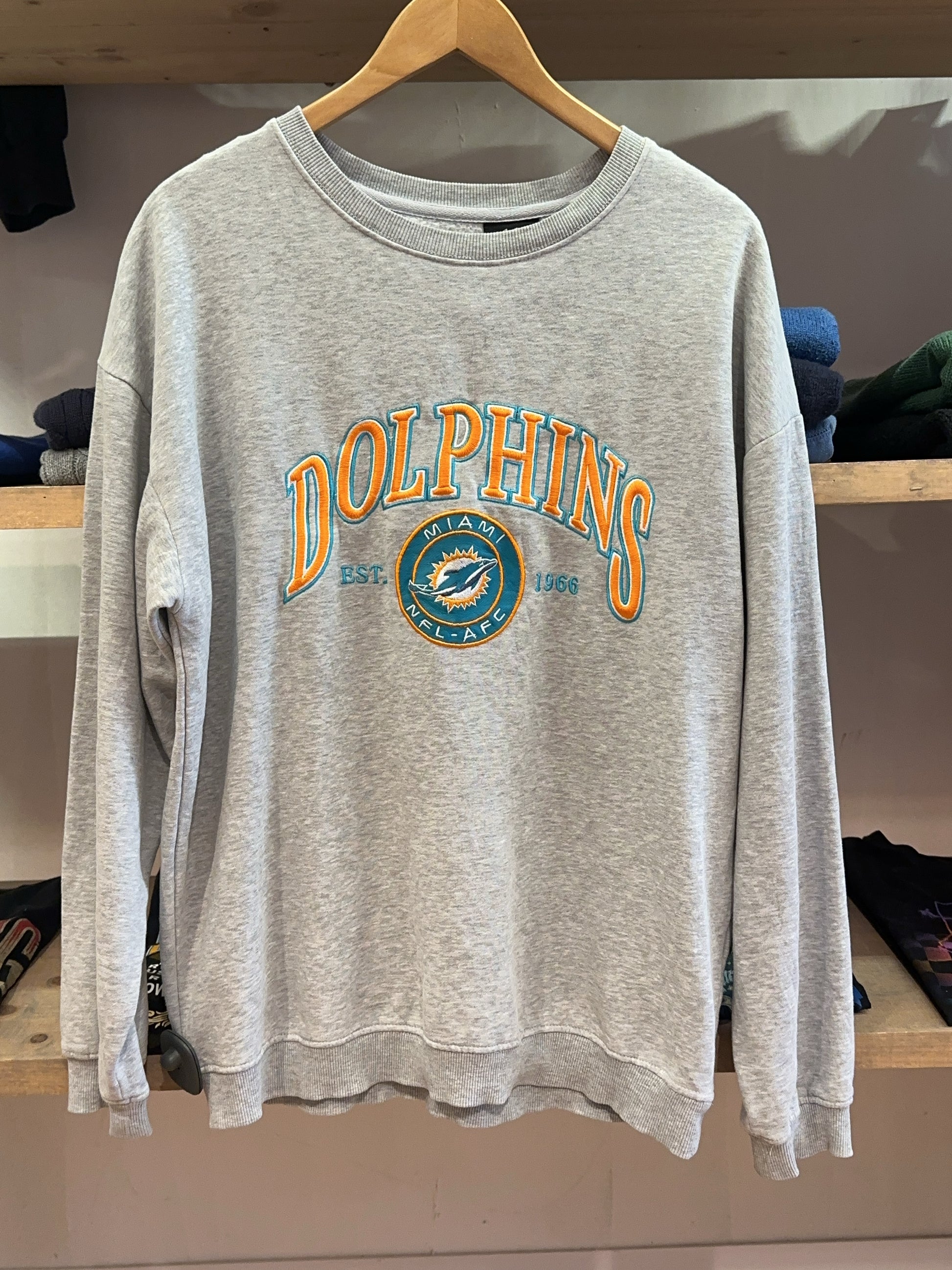 S - Vintage Miami Dolphins NFL Sweatshirt