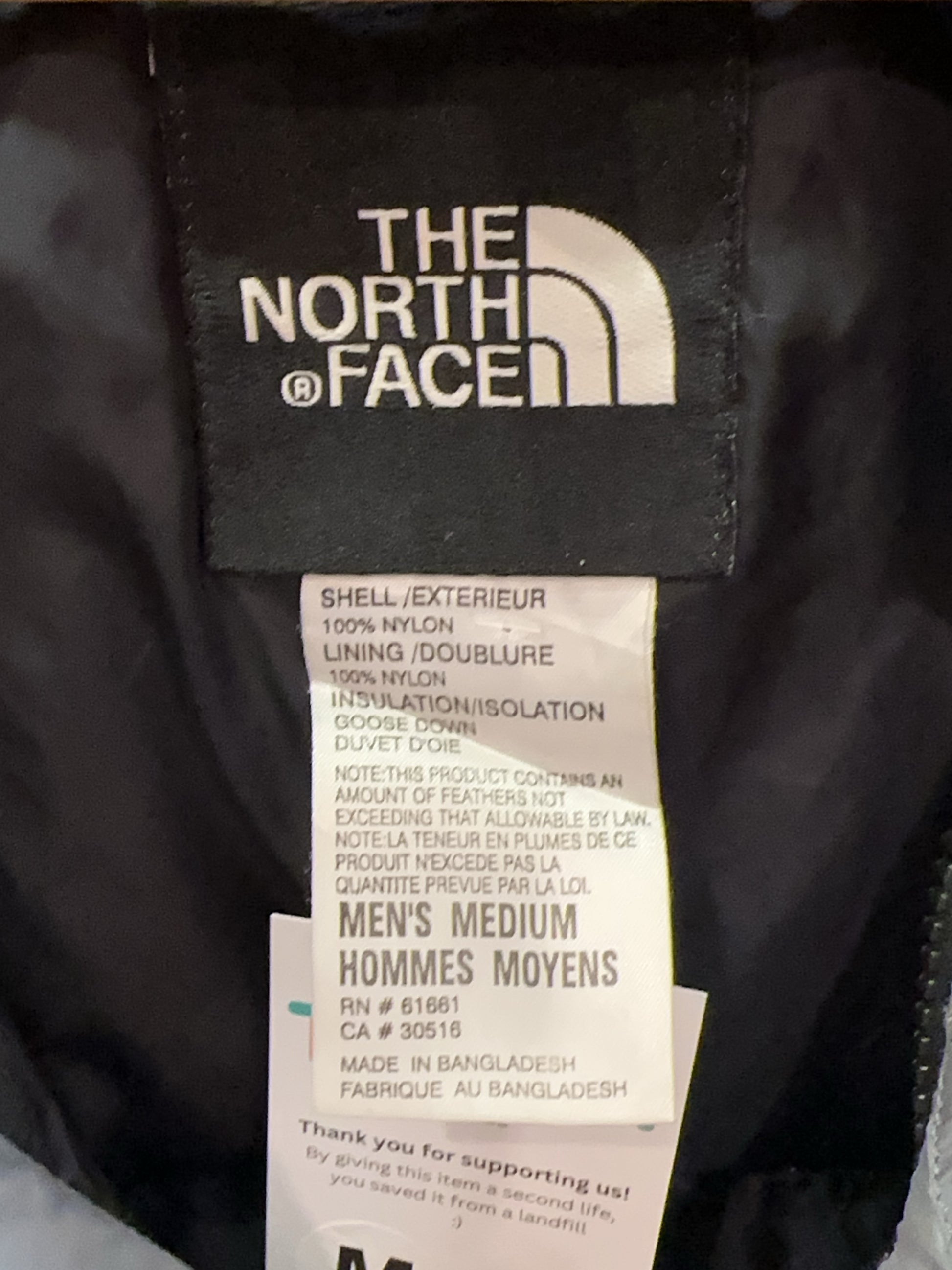 M - Vintage 2000's The North Face 1996 Retro Nuptse 700 Puffer Jacket