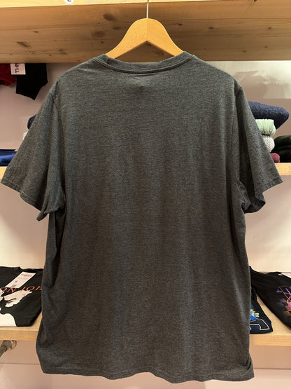Adidas Dark Heather Gray Logo T-Shirt