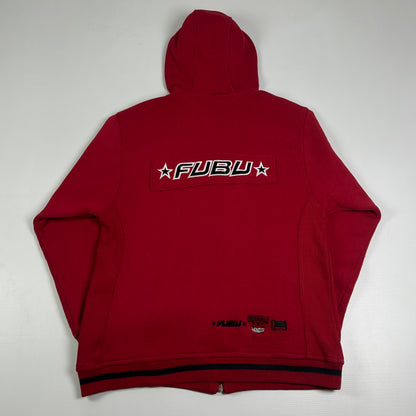 XXS - Vintage 2000's Red FUBU 05 Zip-Up Hoodie
