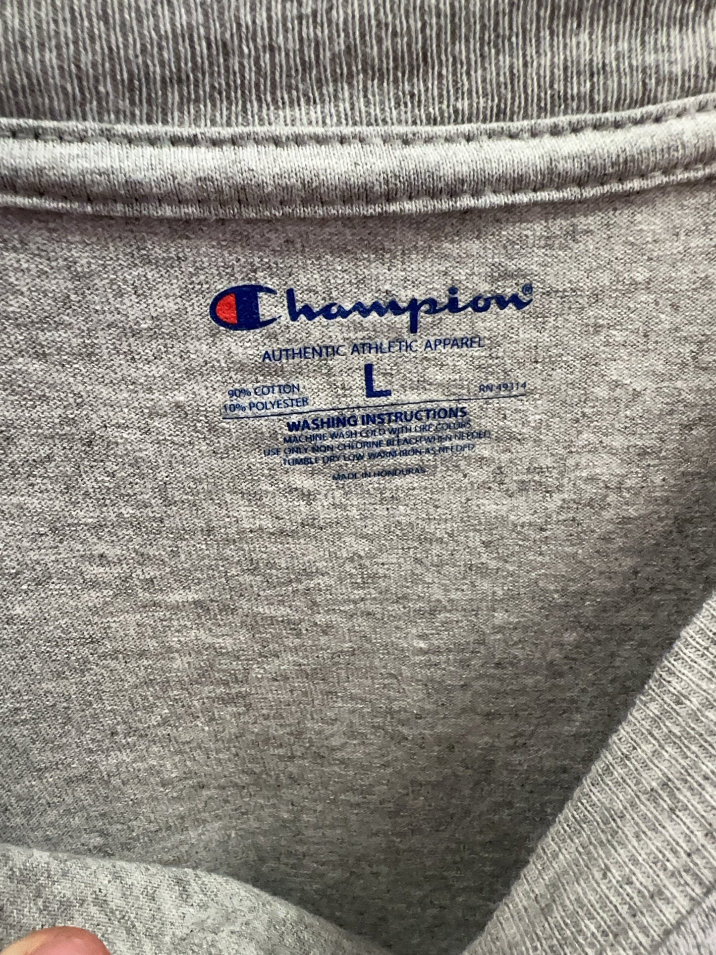 L - Champion South Carolina Gamecocks Papa Cock Gray T-Shirt